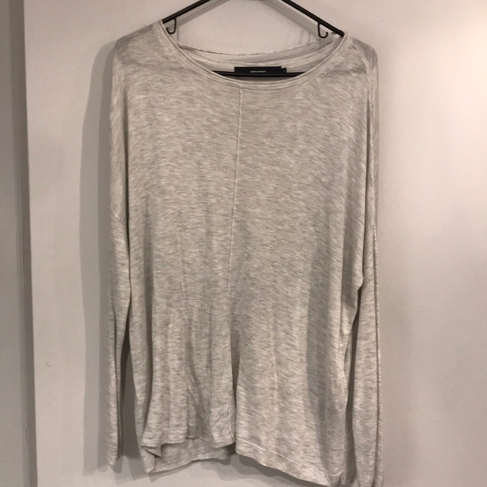 Veto Moda light tunic. Tan. Low shoulders. M